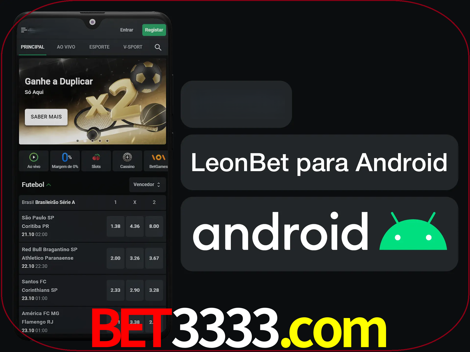 Adquira sua versão poket de LeonBet.